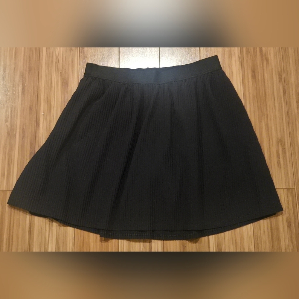 All In Motion Black Pleated Skirt - Classic A-Line Style